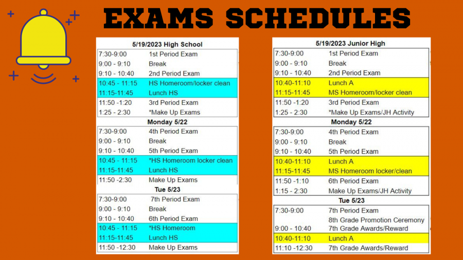 EXAM SCHEDULE